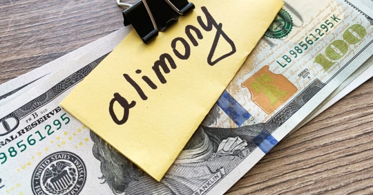 setting aside money to pay alimony